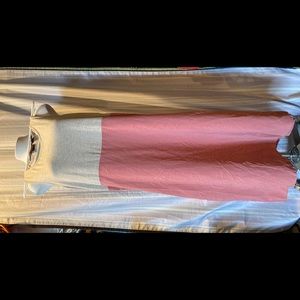 Two tone block dress